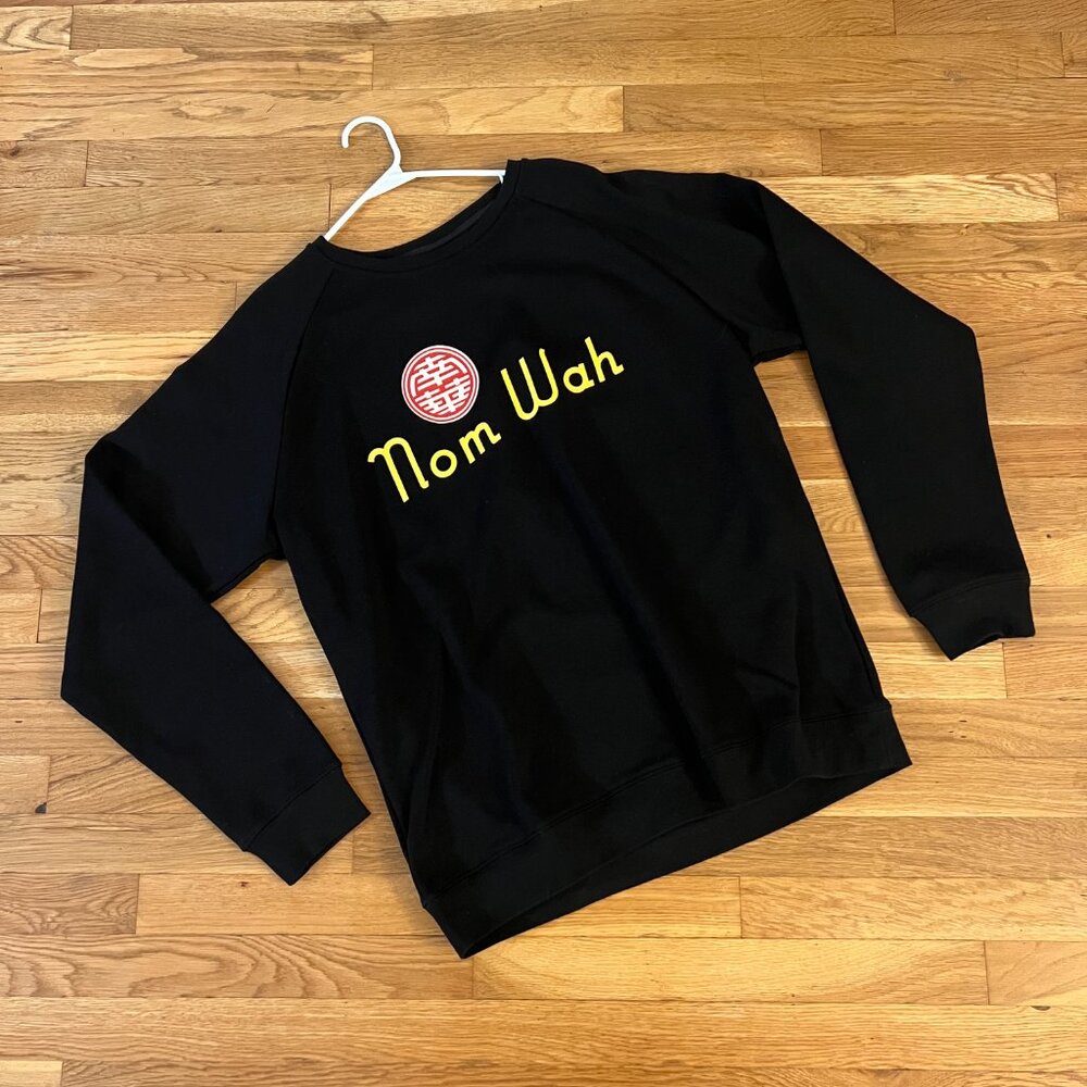 Nom Wah Tea Parlor Black Crewneck Sweatshirt - Unisex XL
